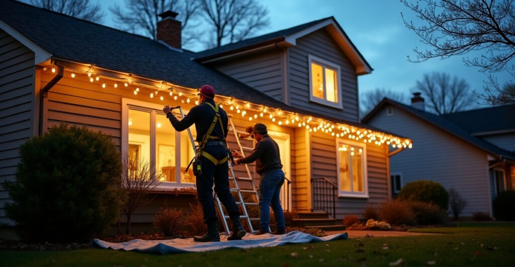 christmas light installation cost