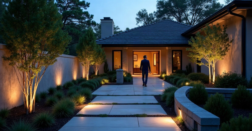 modern landscape lighting