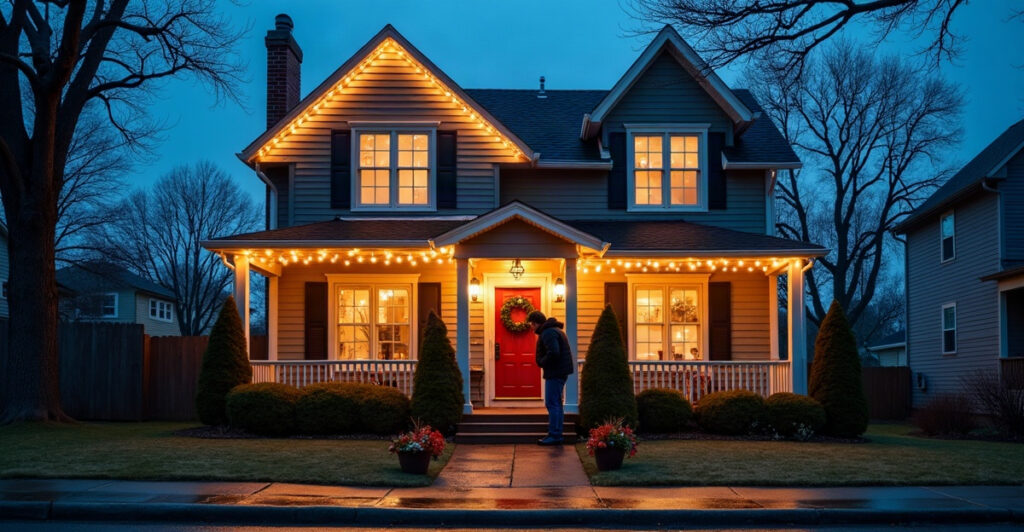 outdoor christmas light ideas