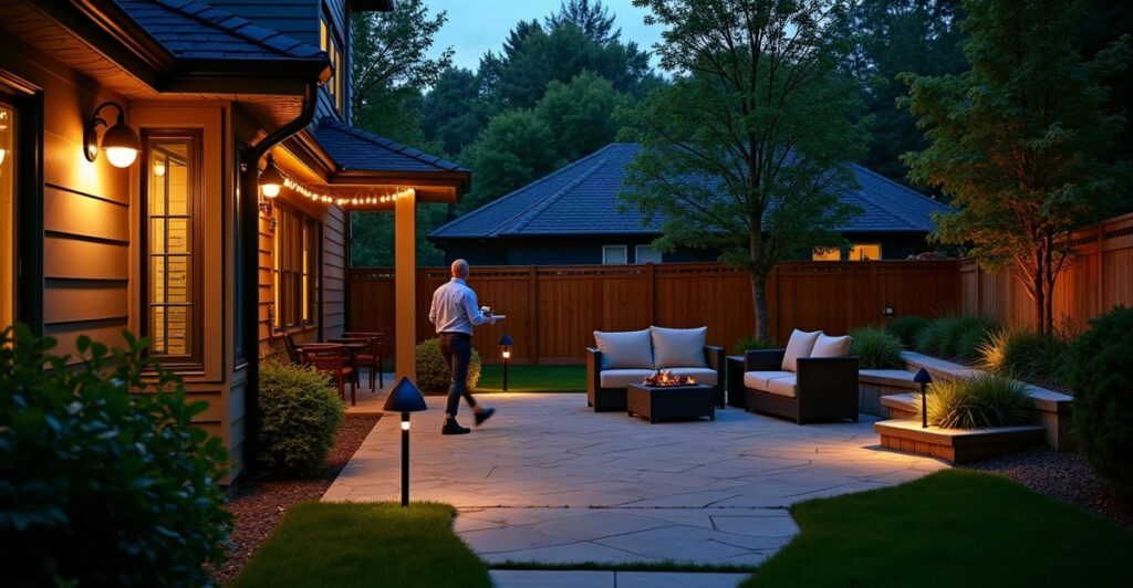 outdoor lights for backyard
