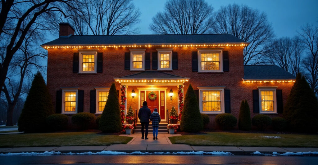 traditional christmas light colors